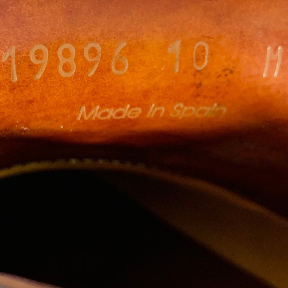 MAGNANNI Size 11 Black Leather Tassels Slip On Loafers - Picture 8 of 9